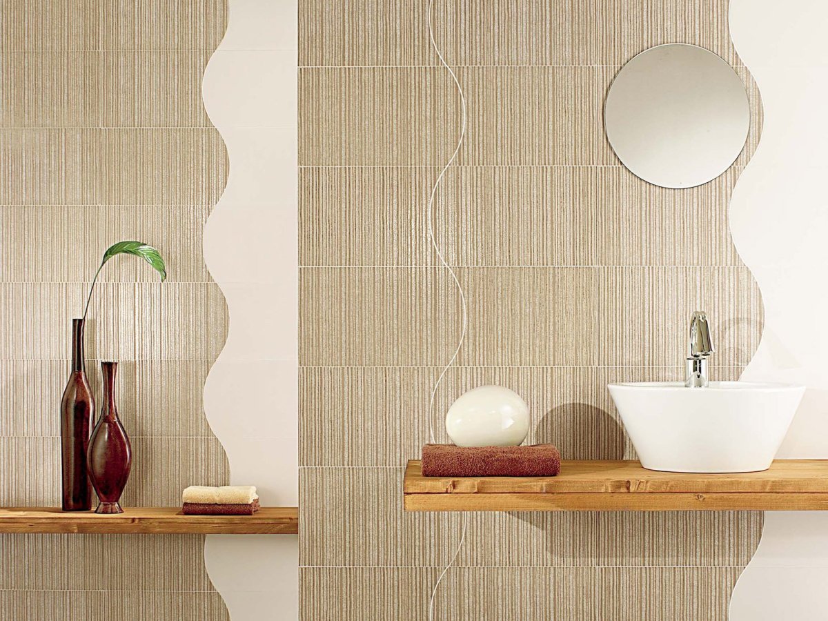 Обои под соломку в интерьере