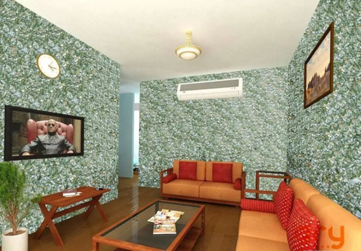 Жидкие обои 018