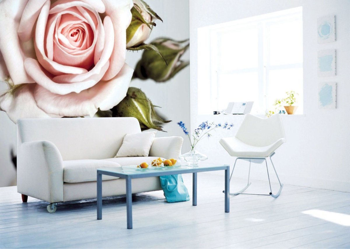 Спальня в стиле Прованс в розовых тонах