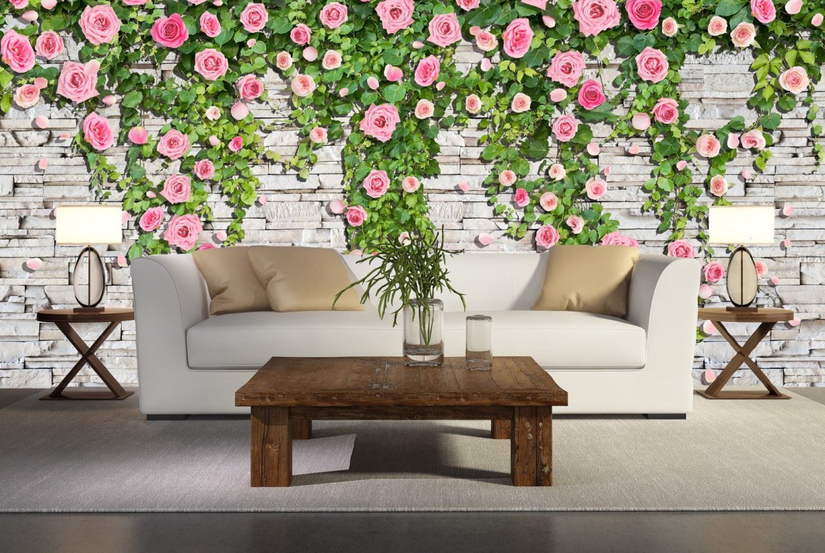 Красно белая спальня