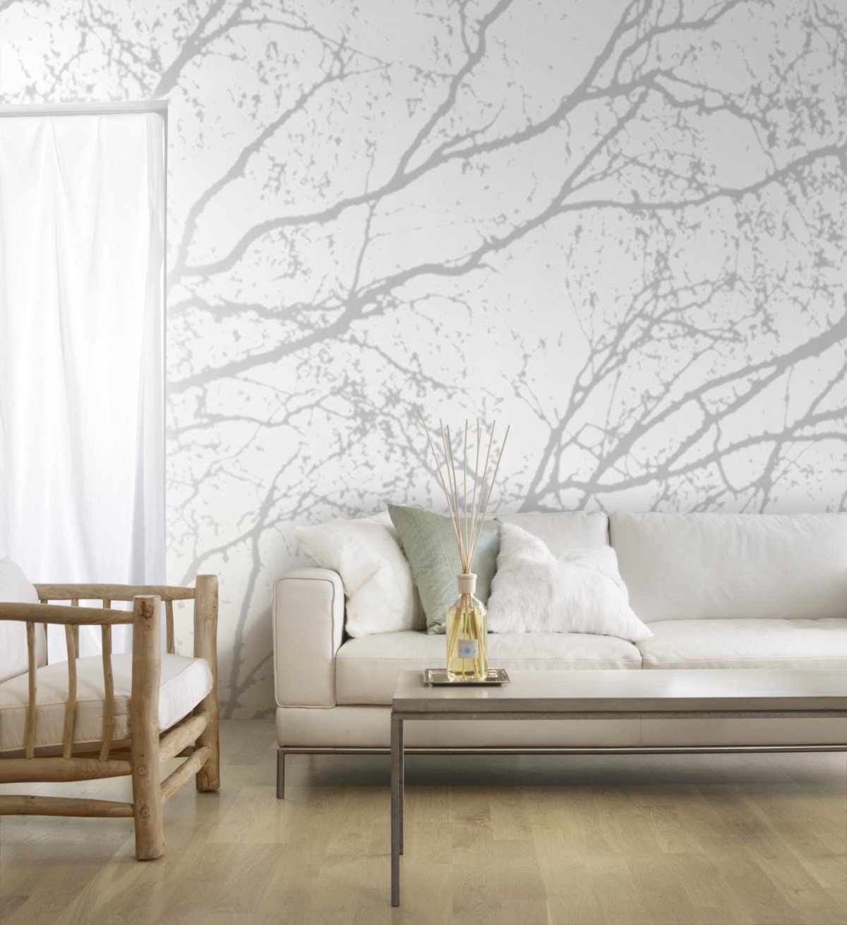 Фотообои деревья в интерьере