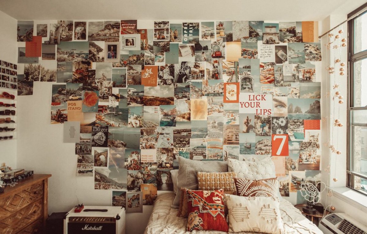 Коллаж декор комнаты