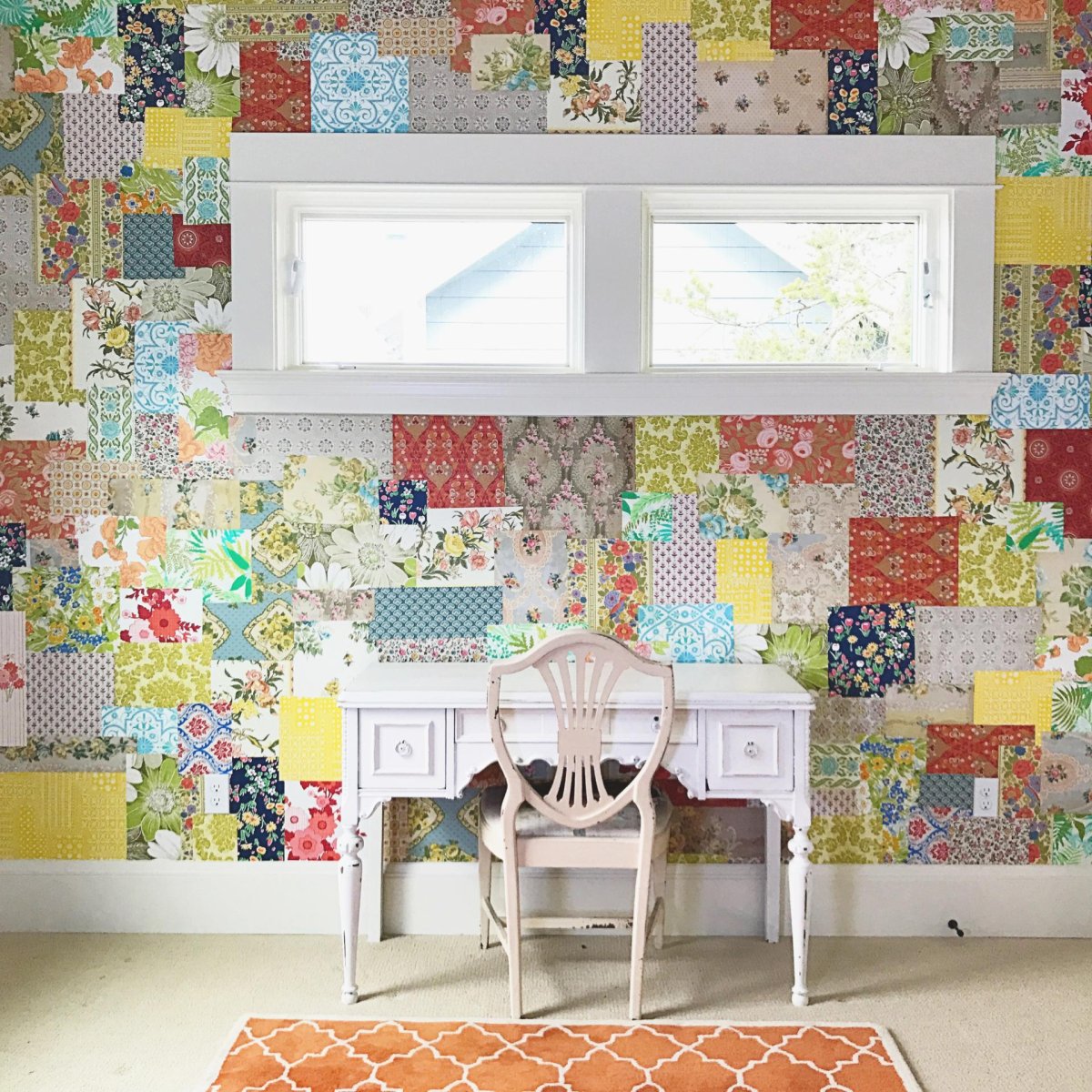 Пэчворк на стене