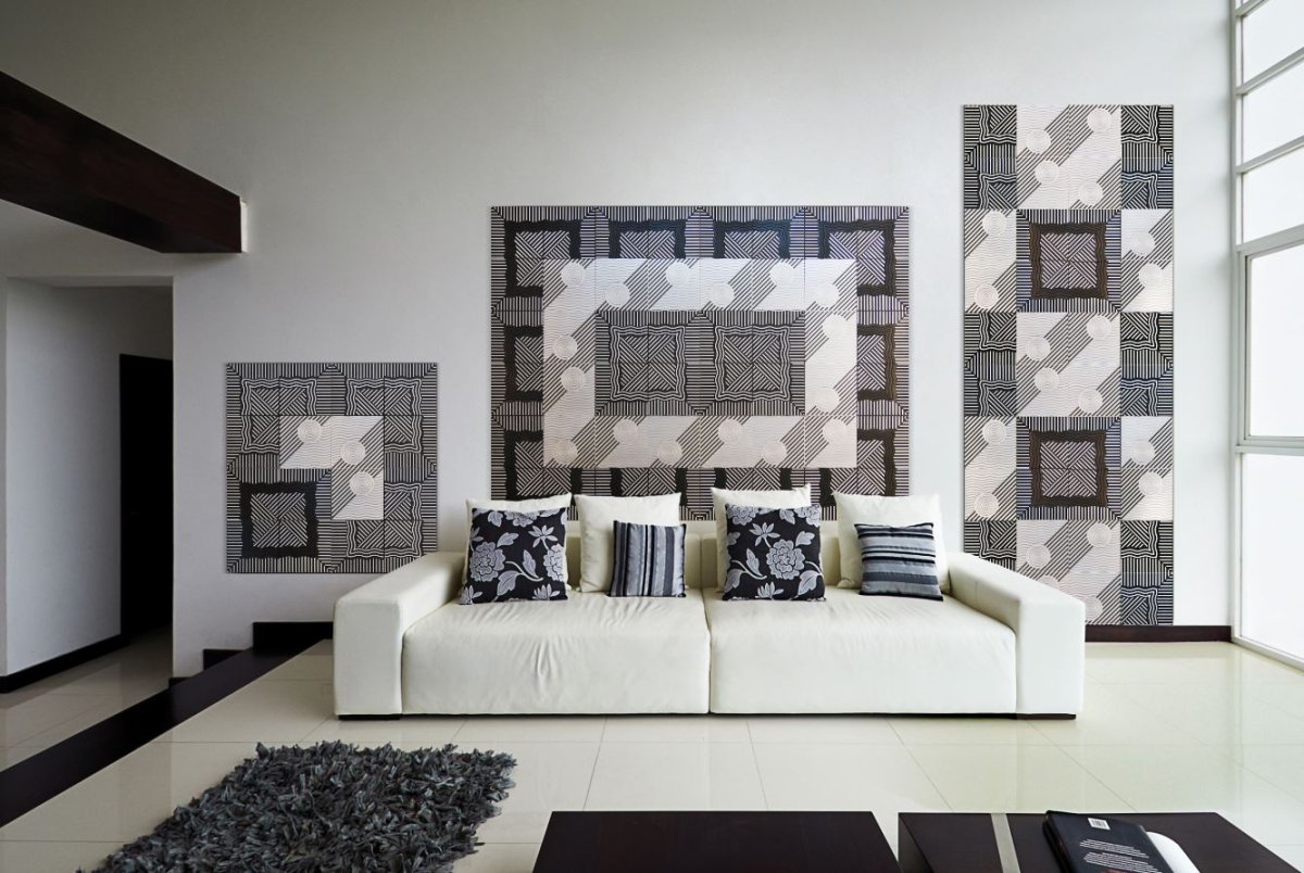 Текстильное панно в интерьере