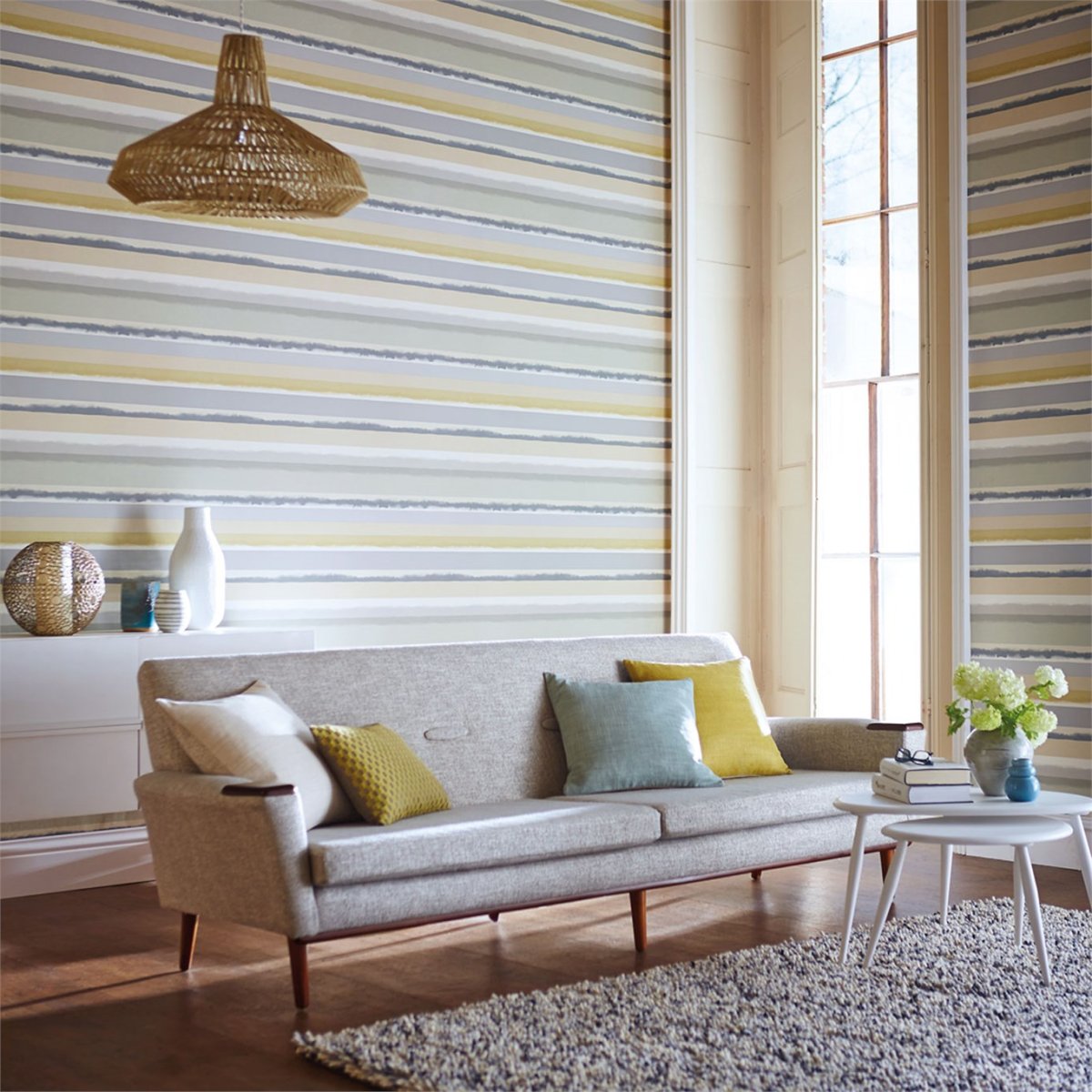 Полоска в интерьере