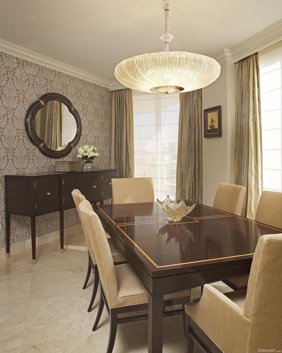 Теплый интерьер кухни