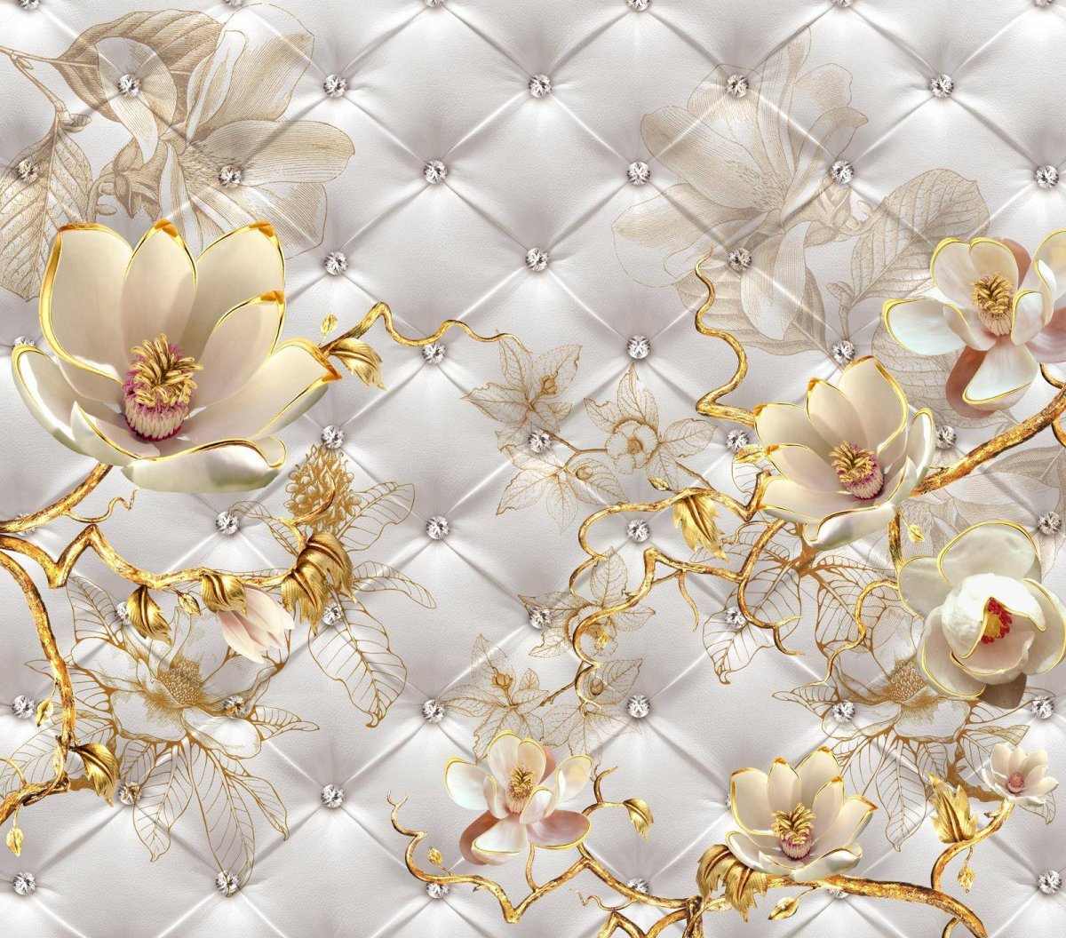 Обои шелкография для стен