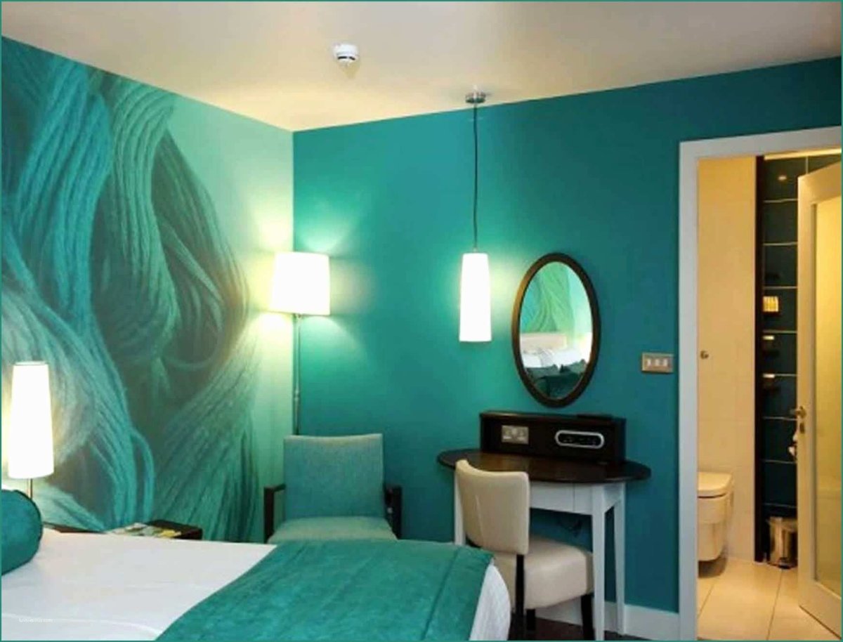 Цвет морской волны в интерьере