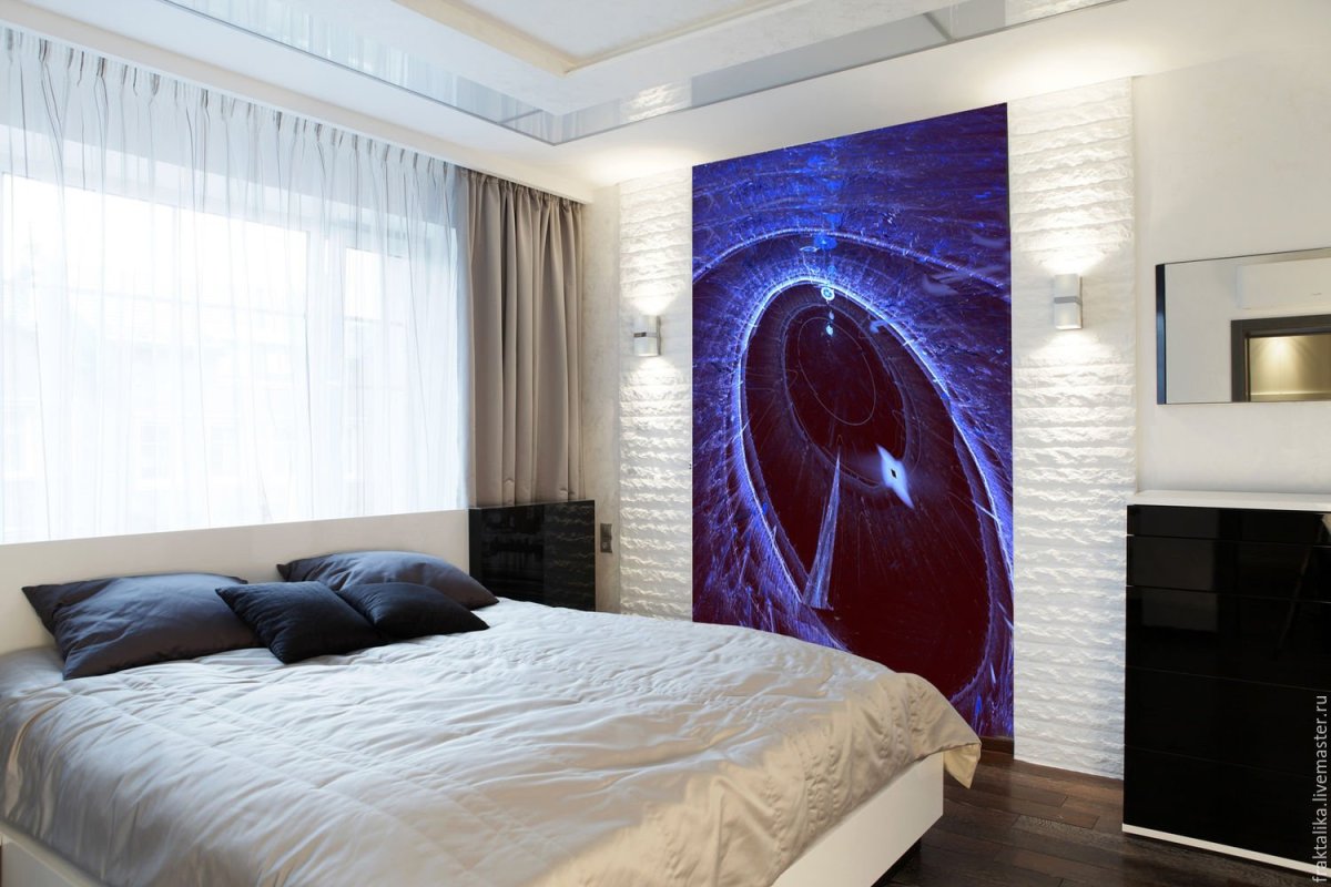 Подсвечивающиеся панно в спальню над кроватью
