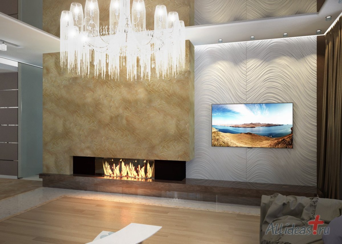 Декоративная штукатурка в гостиную