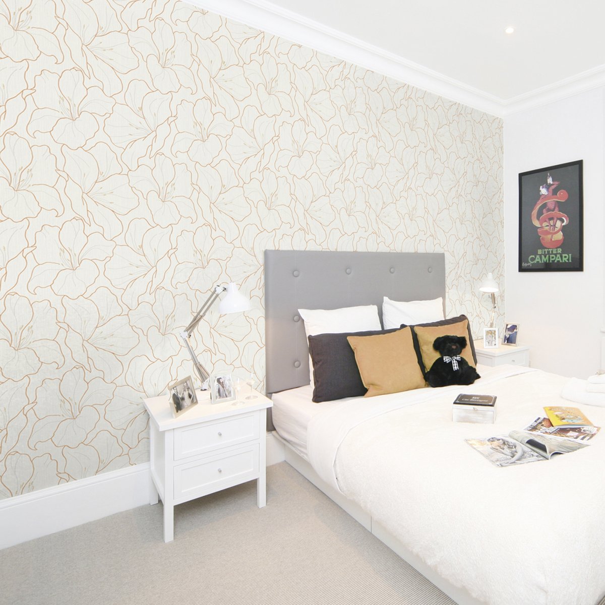 Совмещение обоев в интерьере