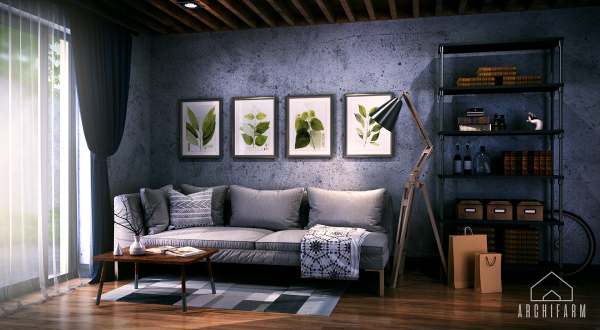 Фон для визуализации интерьера