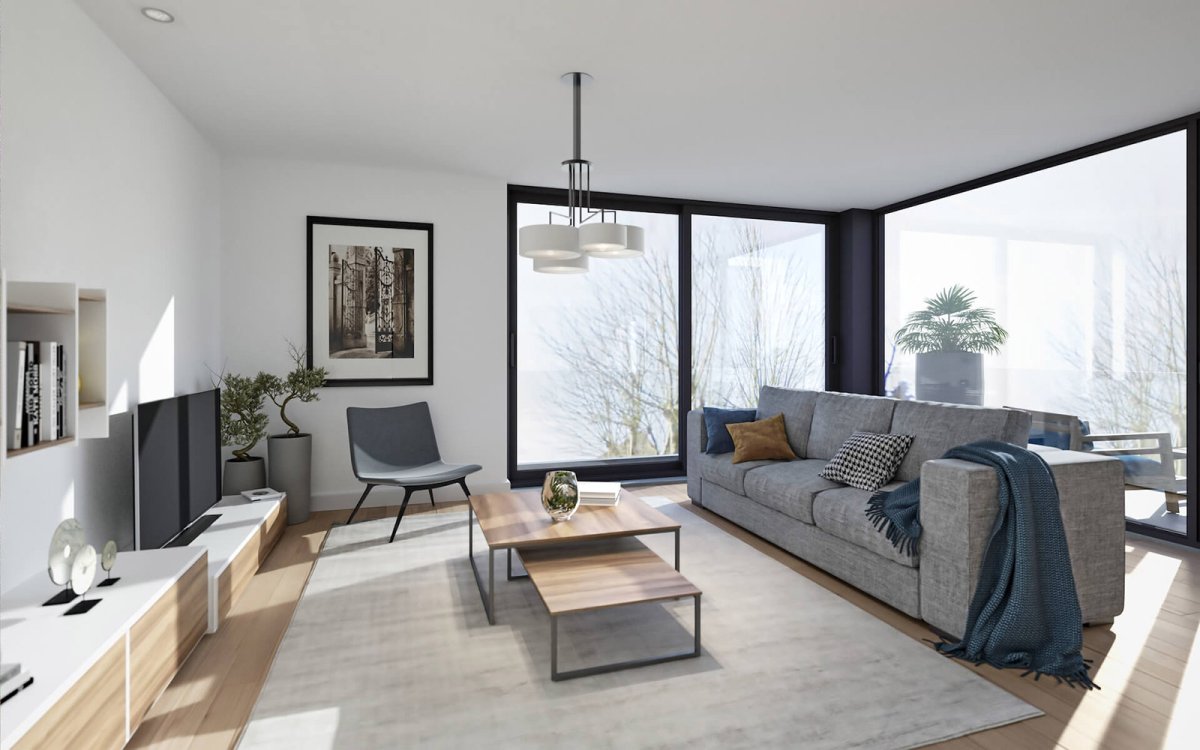 Интерьер комнаты рендер