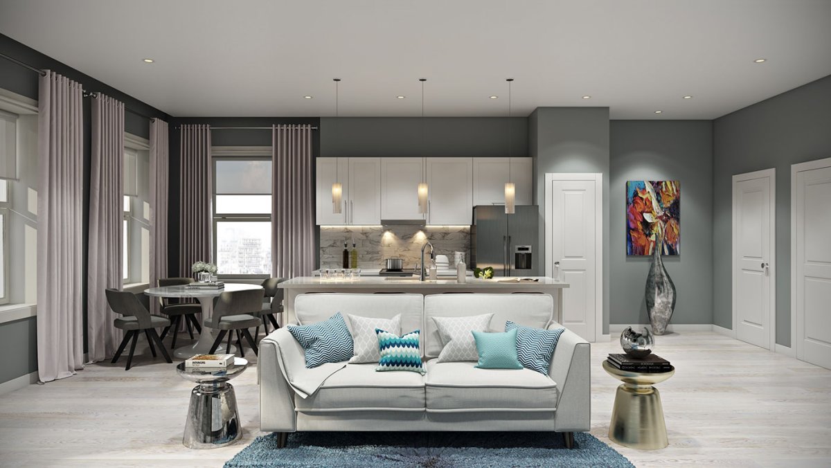 Красивая визуализация интерьера