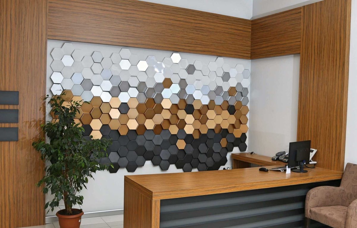 Декор стен в офисе