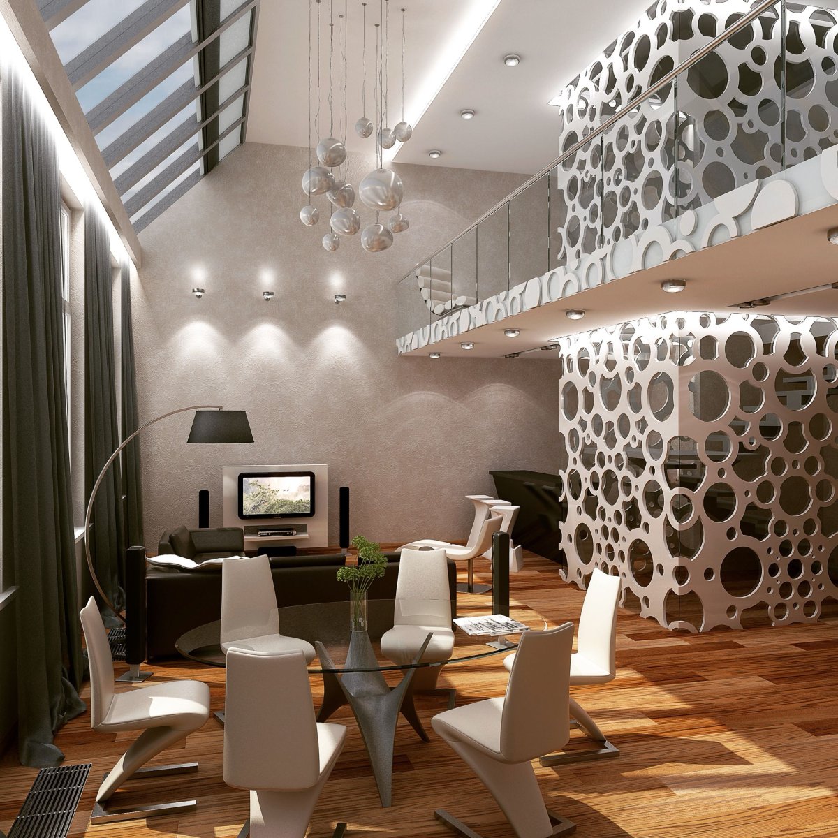 Перегородки декорированные для офиса