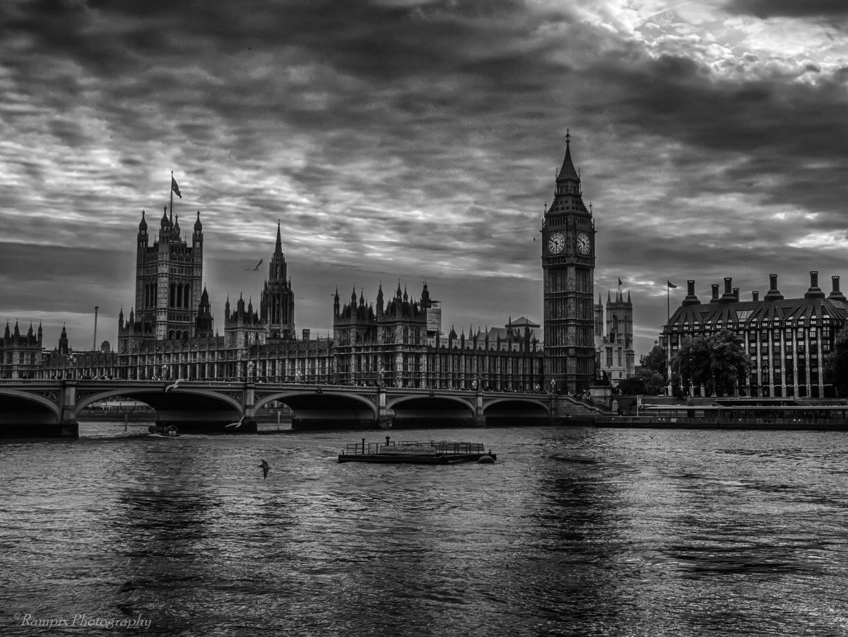 Черно белые фото лондона