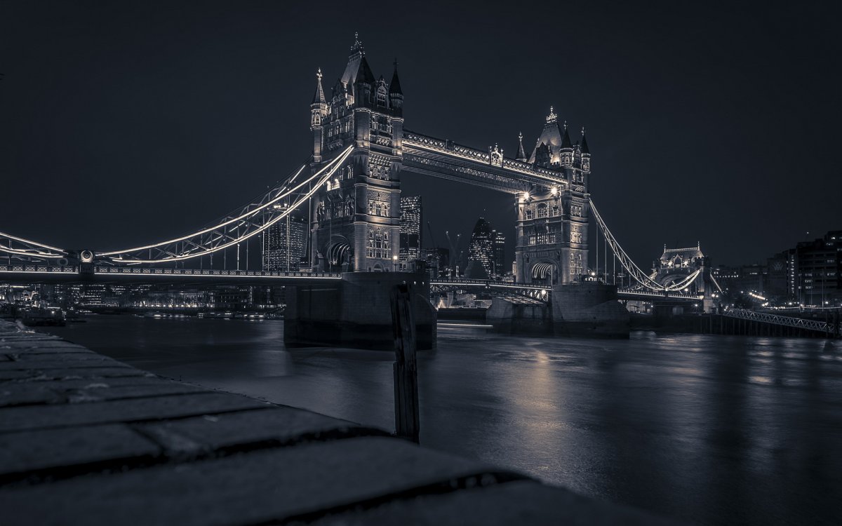 Ночной Лондон обои на телефон