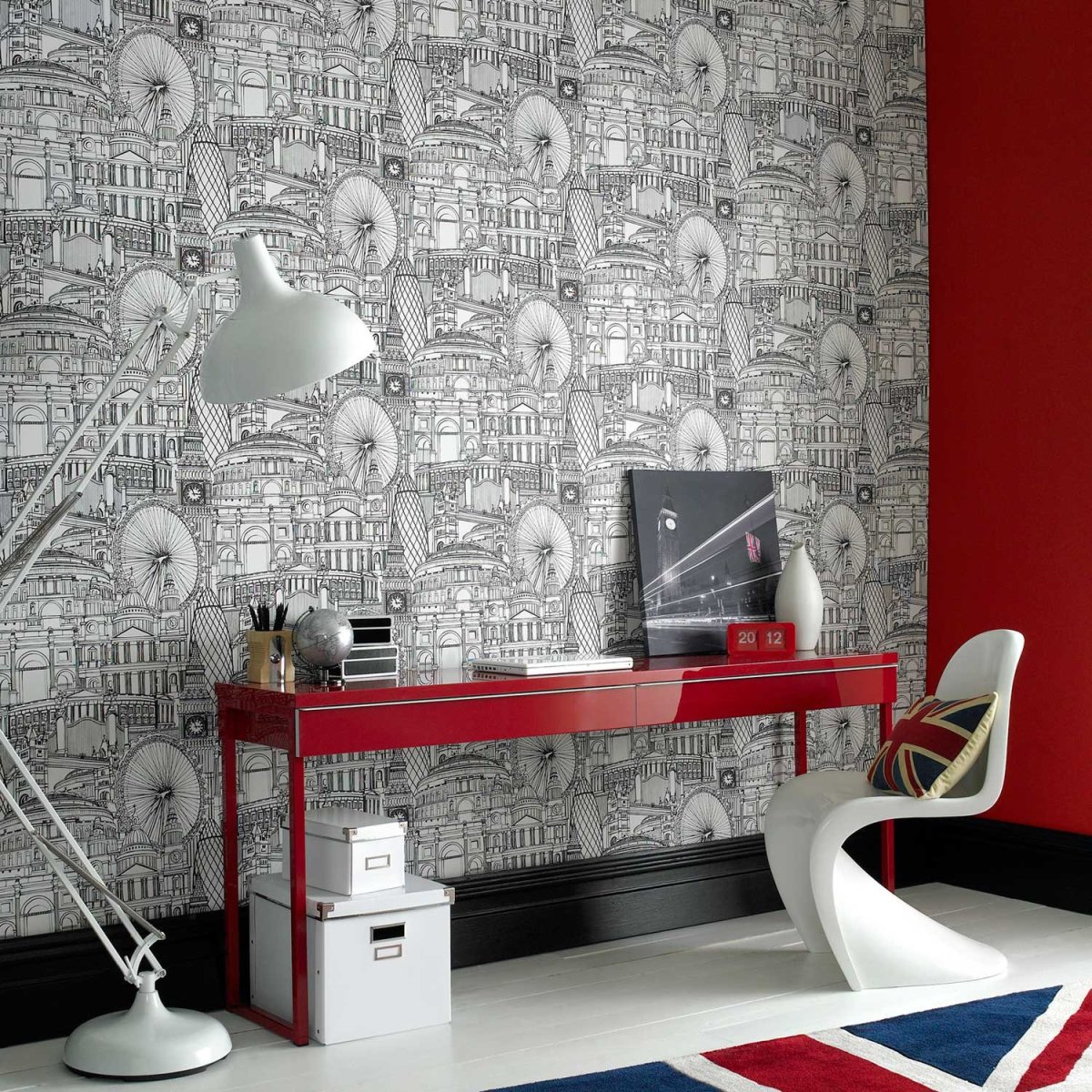 Обои с рисунками для комнаты