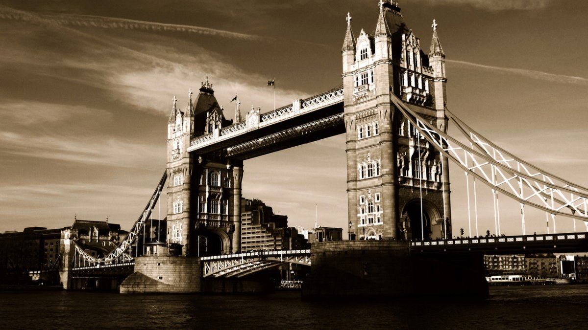 Англия сепия