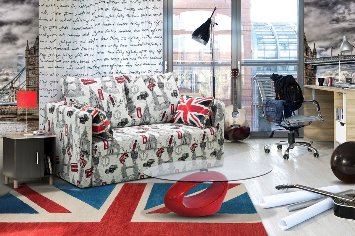 Диван в лондонском стиле