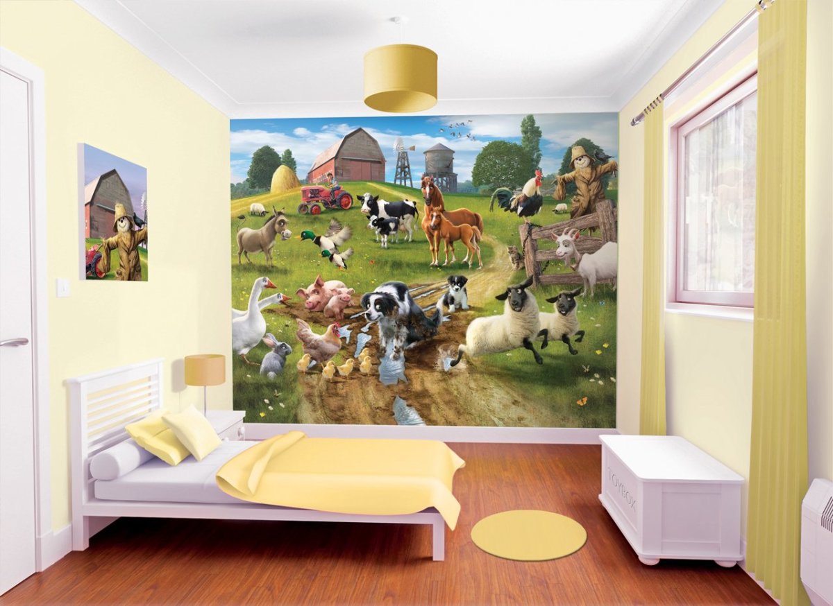 Детская комната с животными