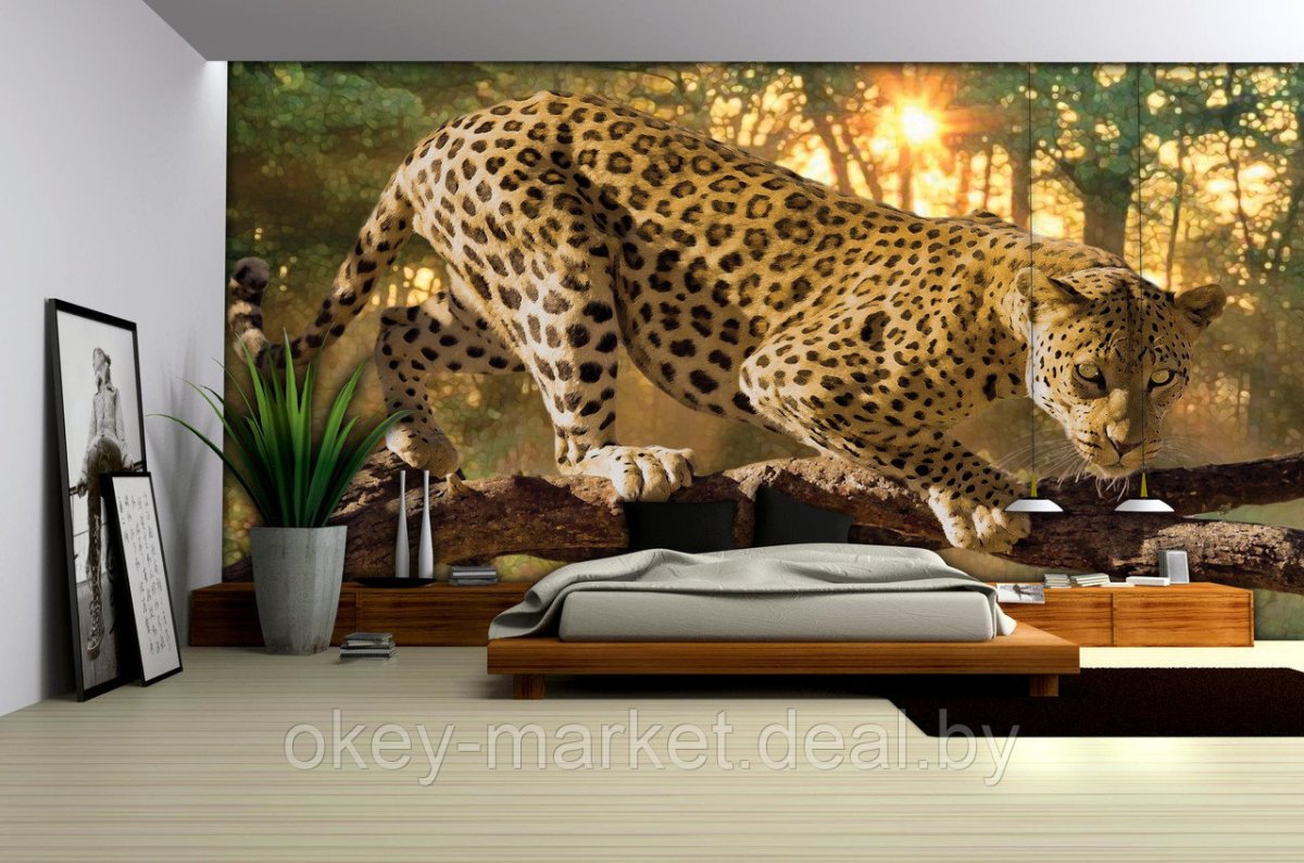 Фотообои 3д для стен животные