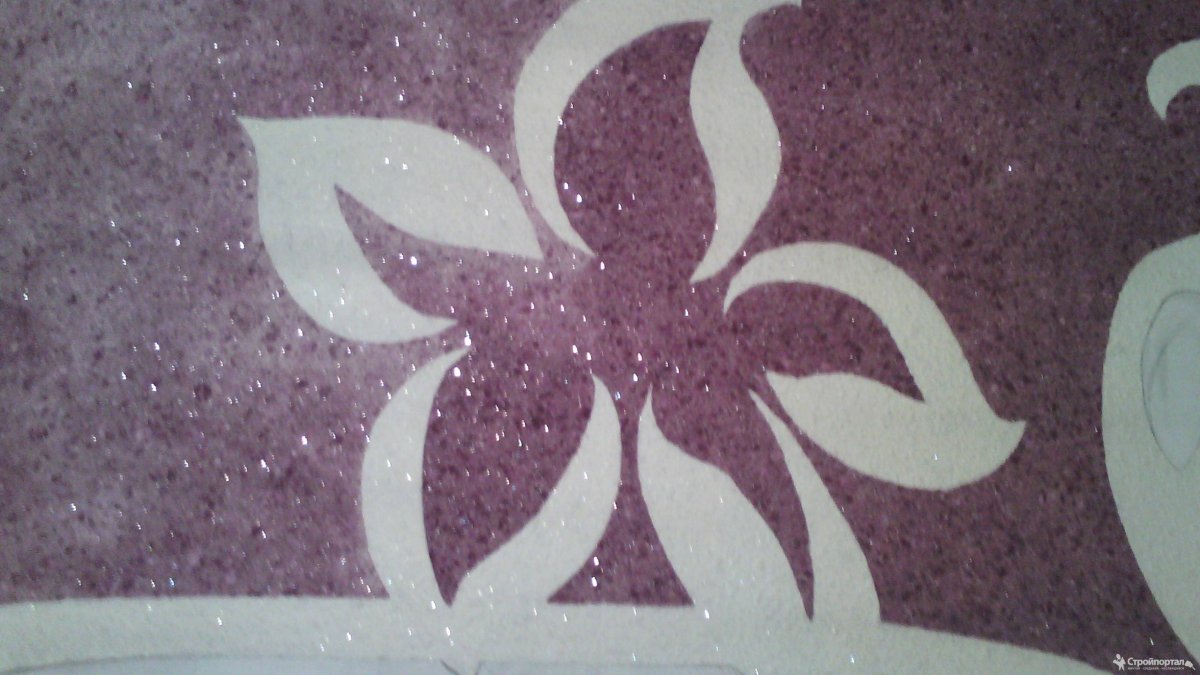 Панно из жидких обоев