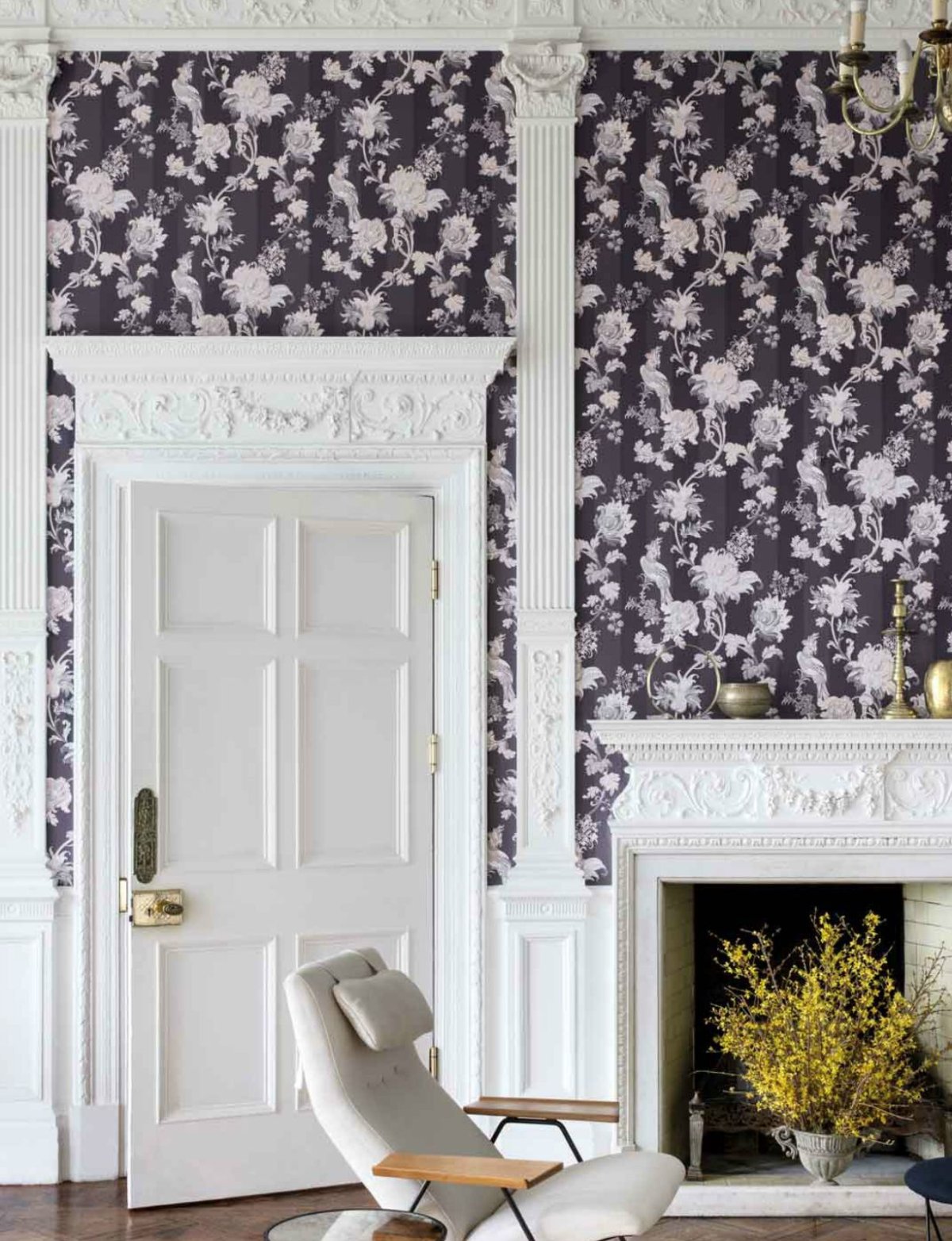 Обои в интерьере