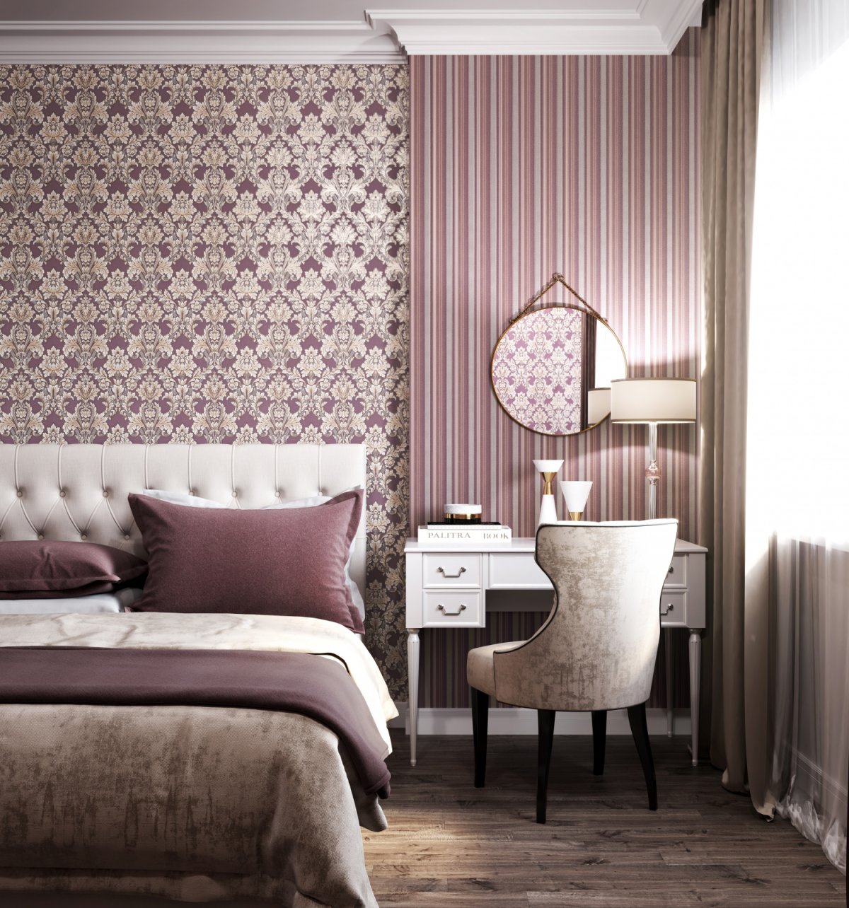 Комбинирование обоев