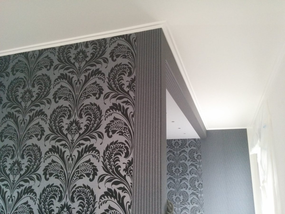 Поклейка обоев