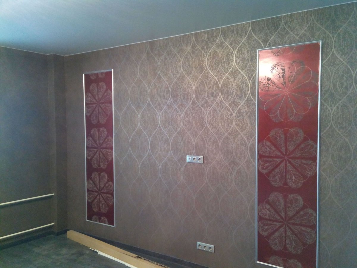 Идеи нестандартной поклейки обоев