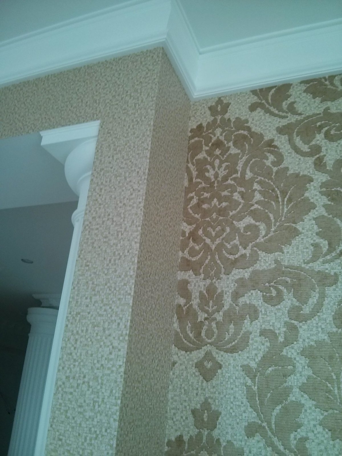 Поклейка обоев