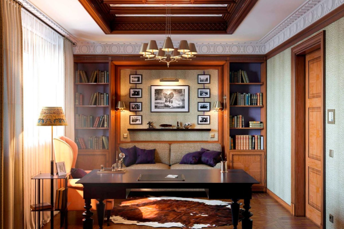 Кабинет в стиле Райта