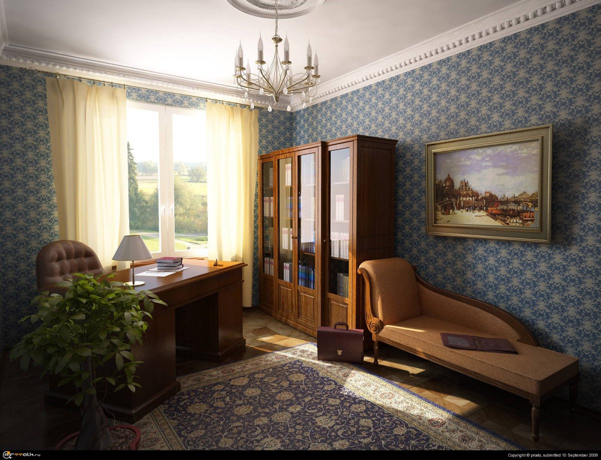 Кабинет в частном доме