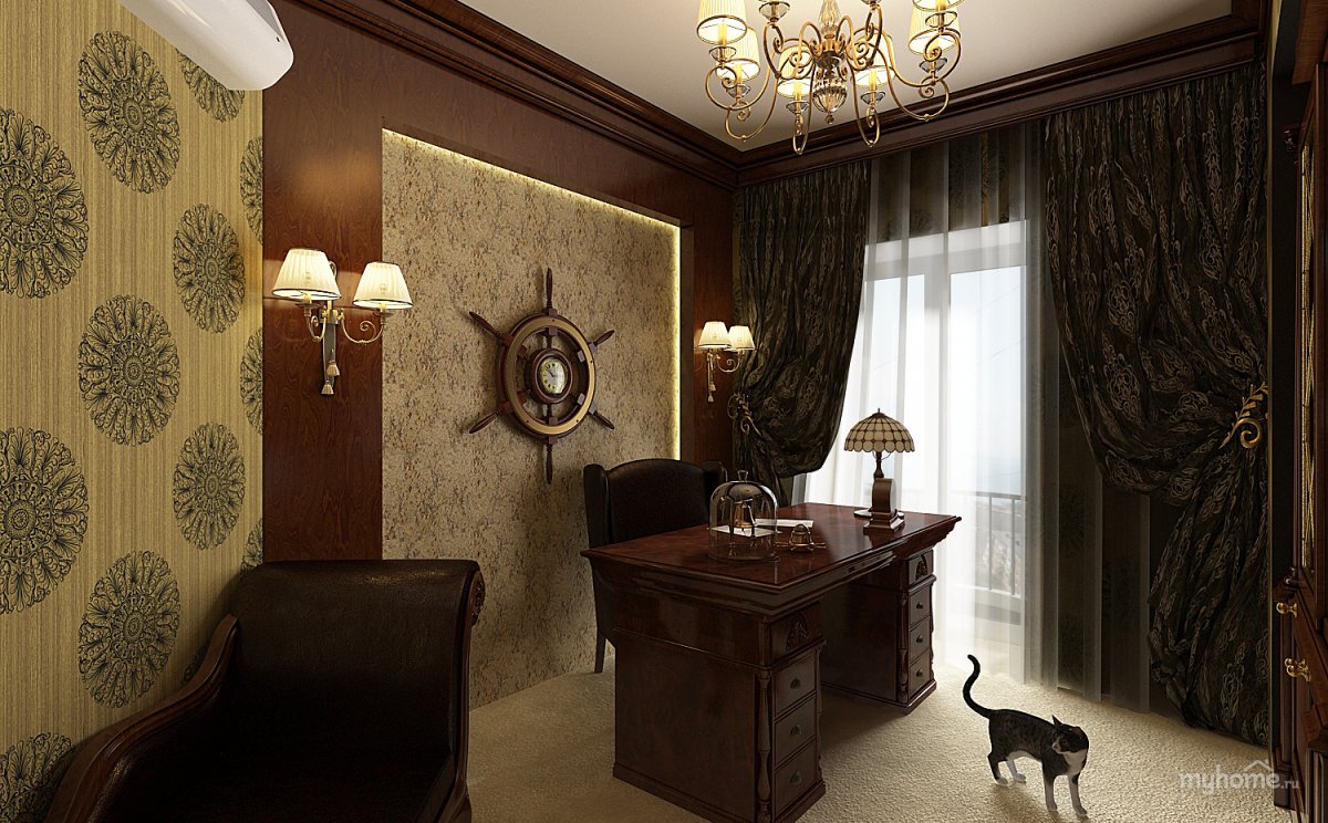 Вертикальная полоска в интерьере