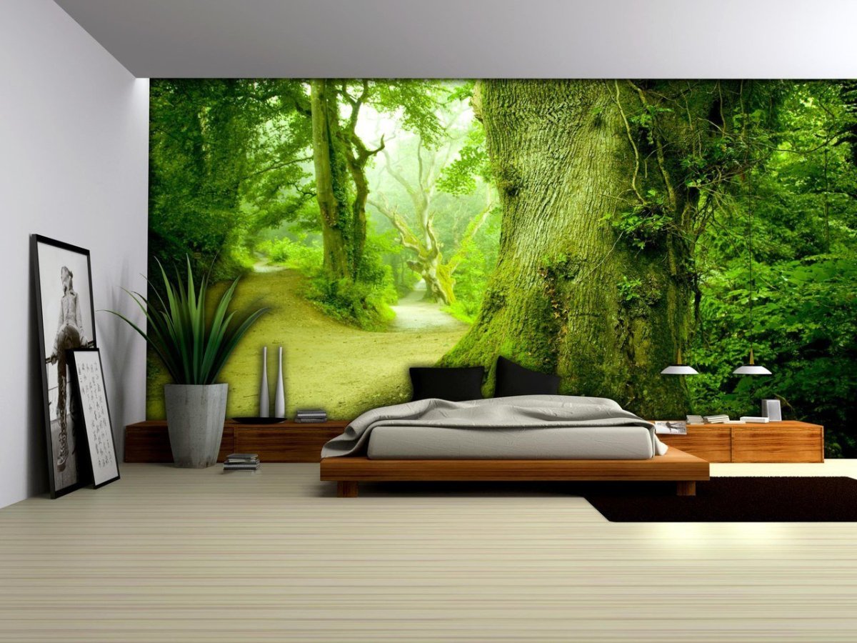 Красивые фотообои в интерьере