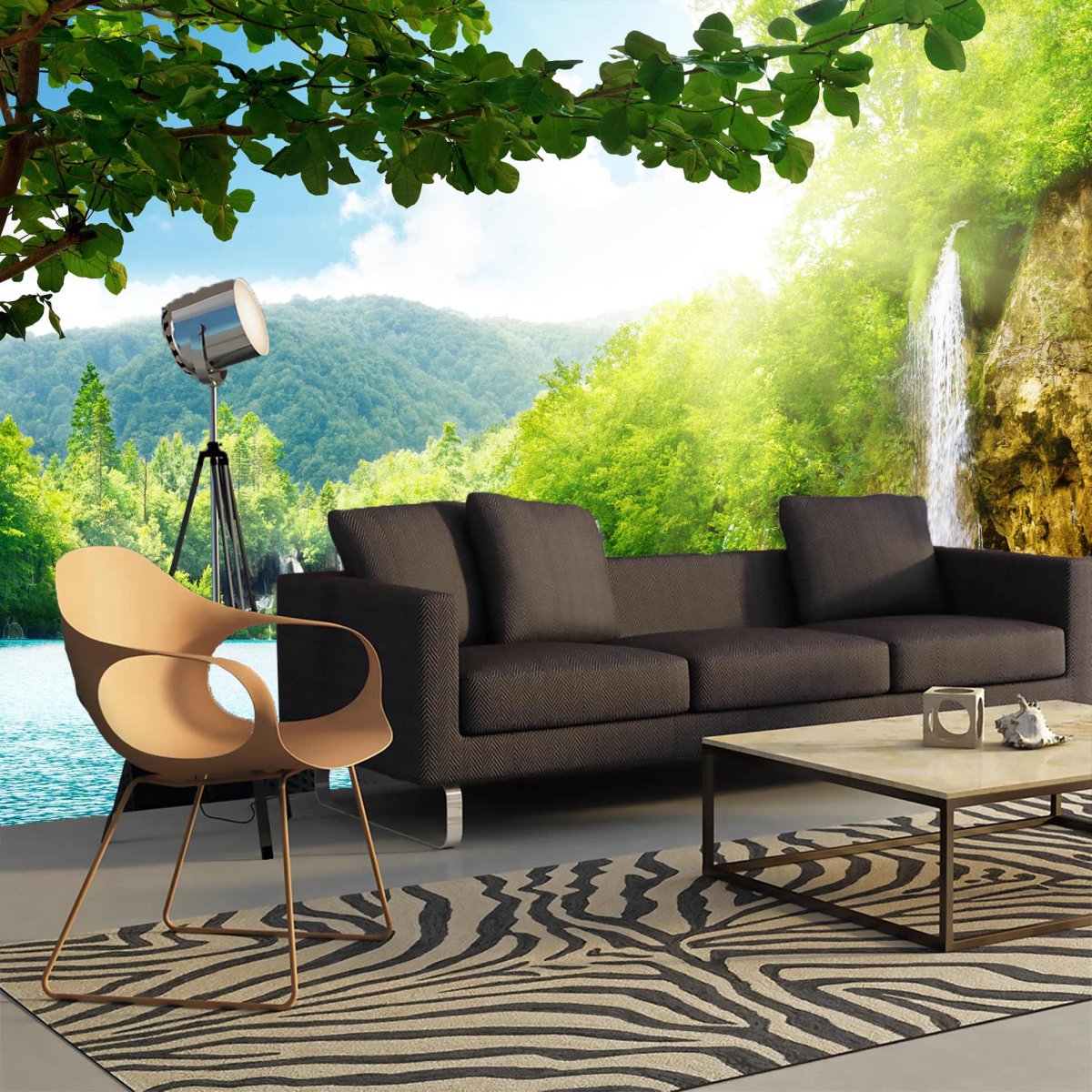 Фотообои в комнату озеро