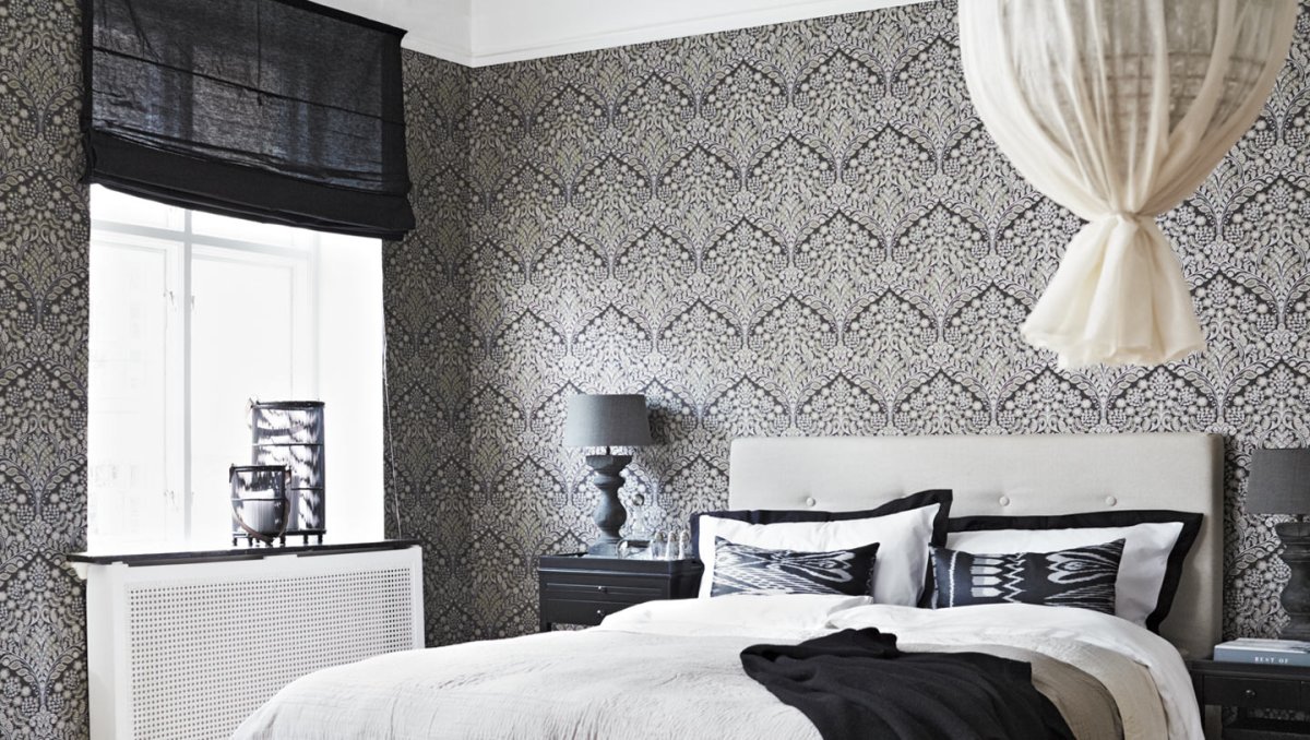 Обои под кружево для стен