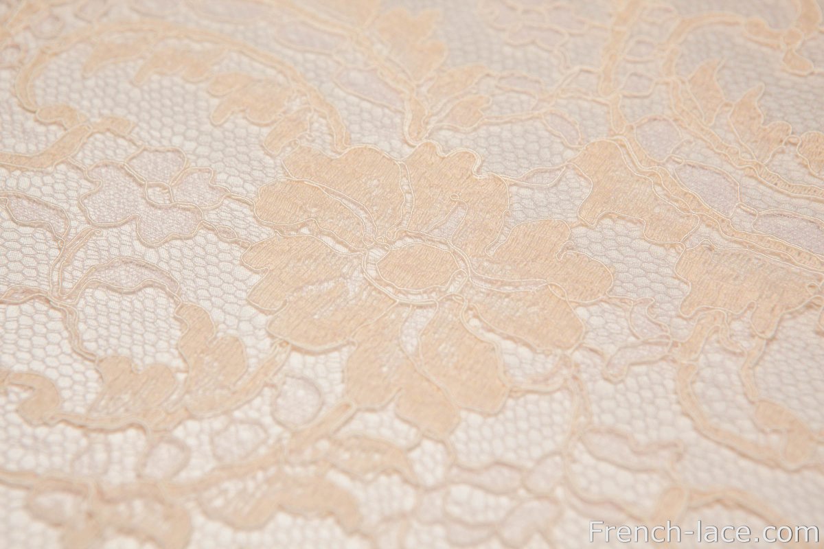 Обои под кружево в интерьере спальни