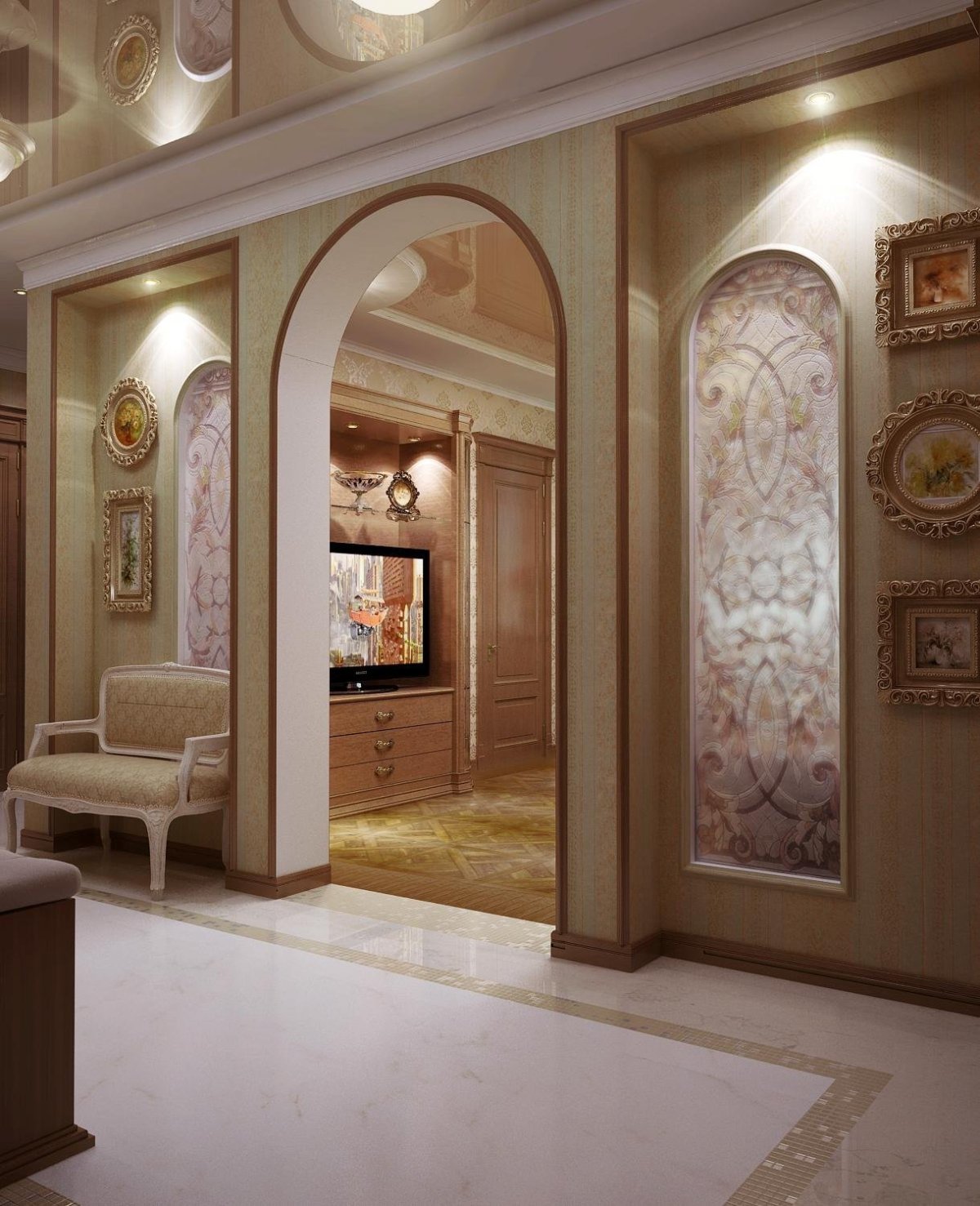 Коридор с окном