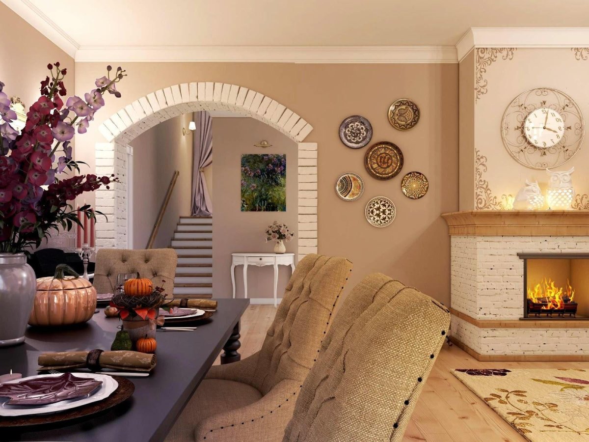 Фигурные арки из гипсокартона