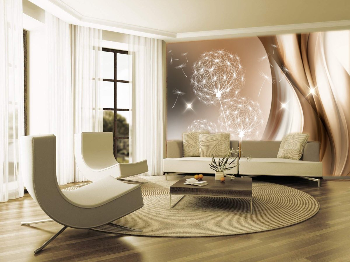 Фотообои увеличивающие пространство для гостиной