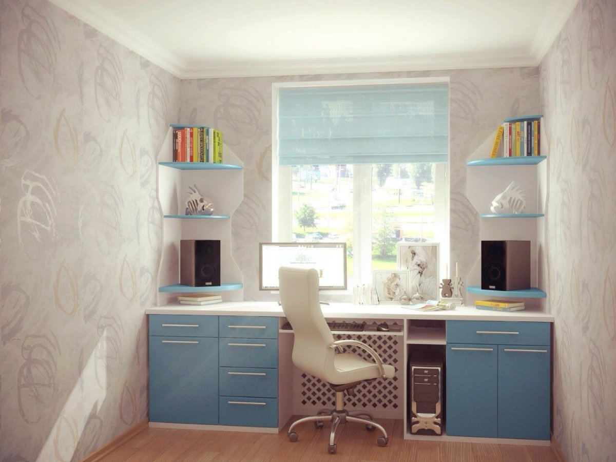 Рабочая зона в комнате