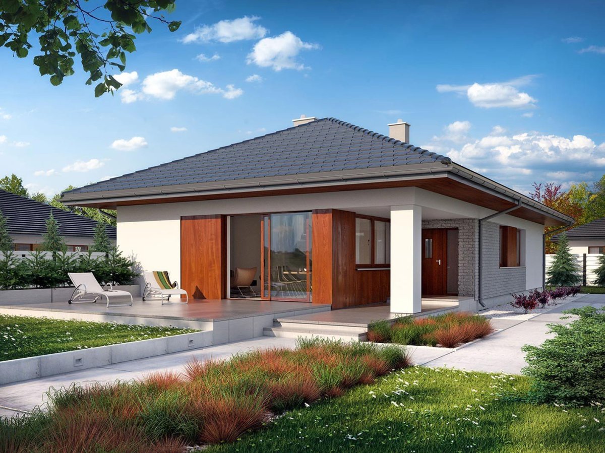 Проект бунгало одноэтажное s-143