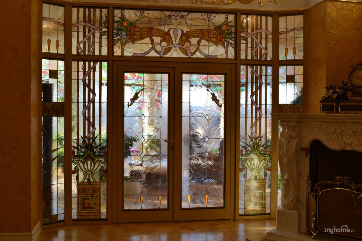 Витражи в интерьере