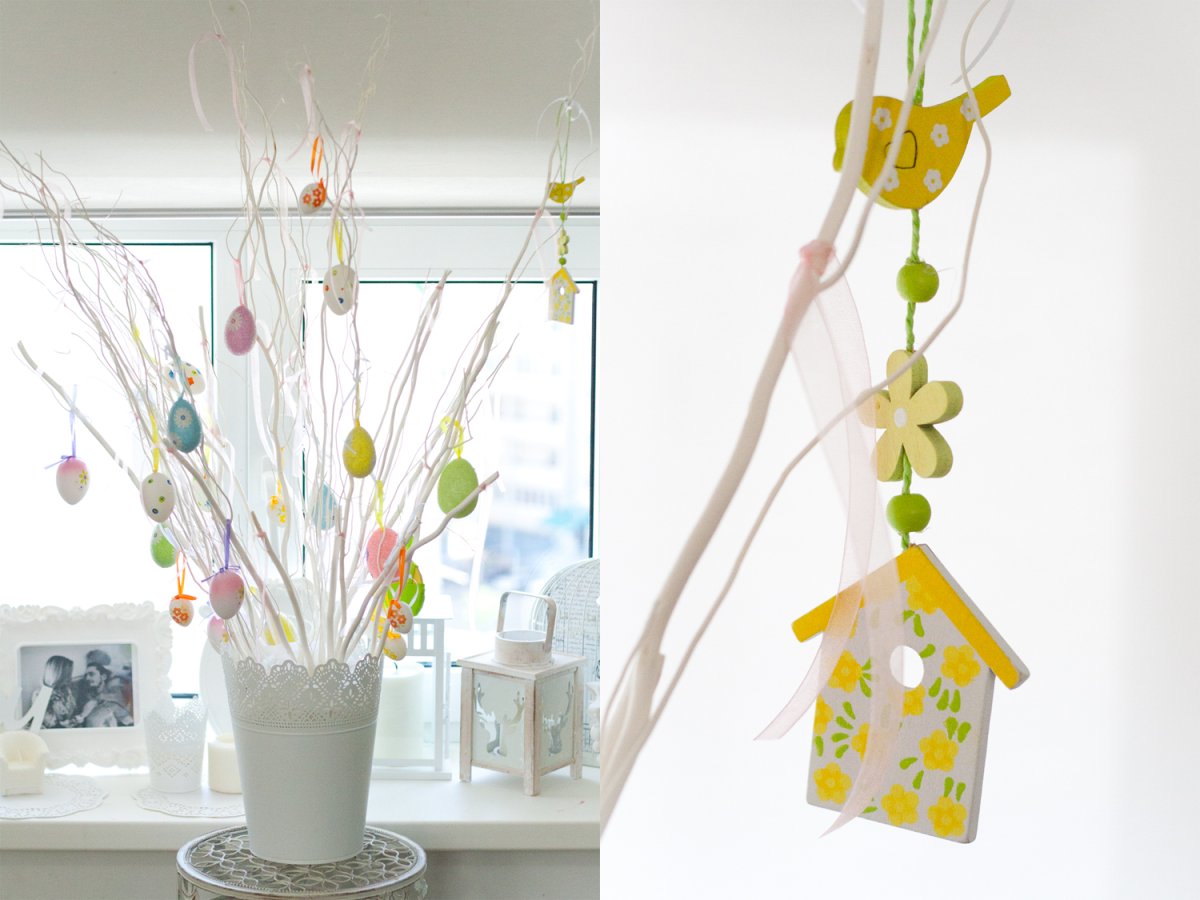 Подвесной весенний декор