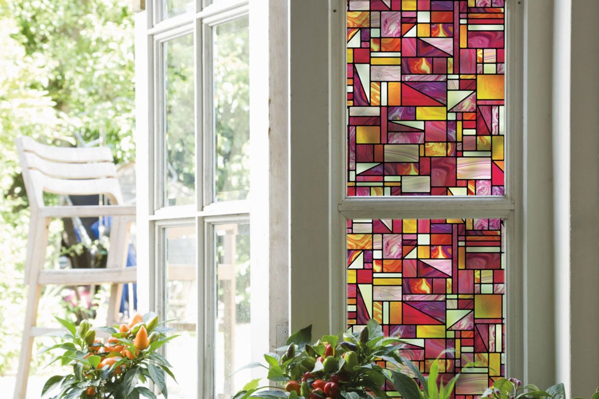 Wood 8022 d-c-Fix витражная самоклейка