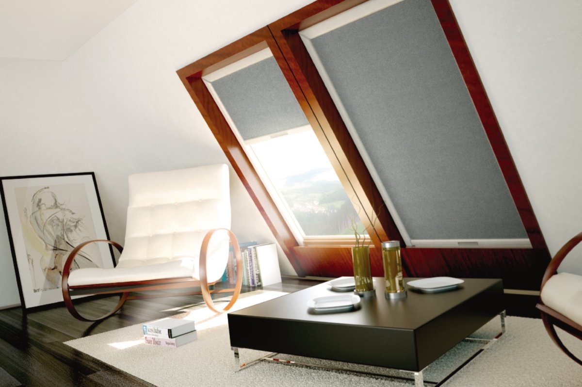 Жалюзи на окна Велюкс мансардные