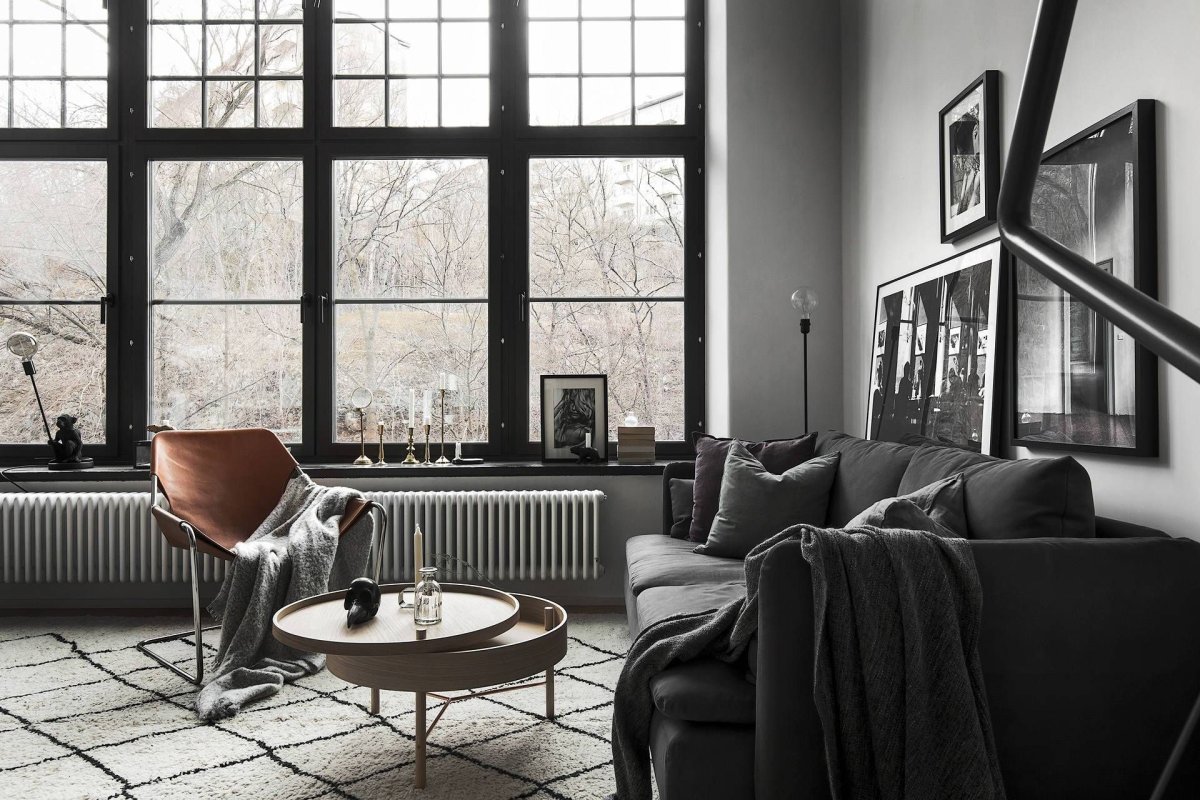 Цвет оконных рам в интерьере